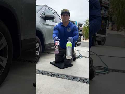 Which one is better? Adams Vs Koch Chemie #detailing #cardetailing #detailingtips #carwash