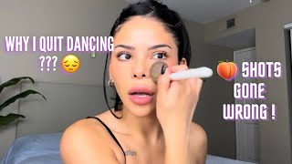 GRWM ! why I quit my job & scary health update…
