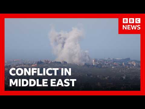 Israel and Hezbollah exchange fire after Iran attack | BBC News