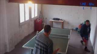 preview picture of video 'Ping-pong casero Sant Pol de mar Vs Badalona'