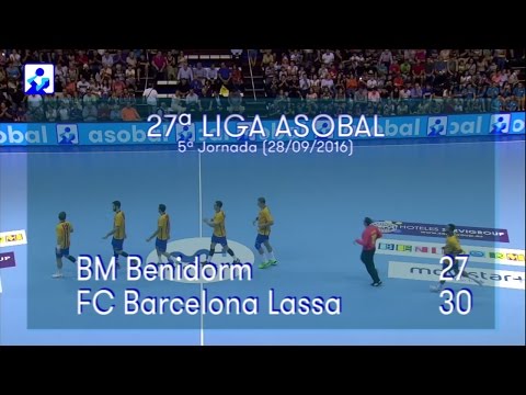 LIGA ASOBAL J05 BM Benidorm - FC Barcelona Lassa 27 - 30