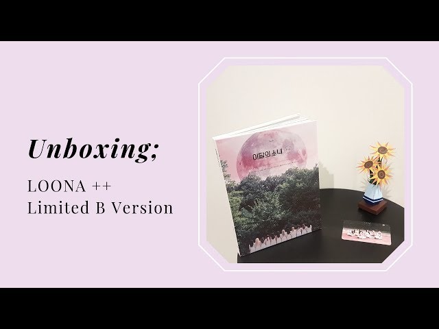 Vídeo relacionado con Loona Monthly Girl [Normal B Ver.] (2nd Mini Album) - CD+Digipack+Booklet+Folded Poster+Photocard with Extra Decorative Sticker Set, Photocard Set