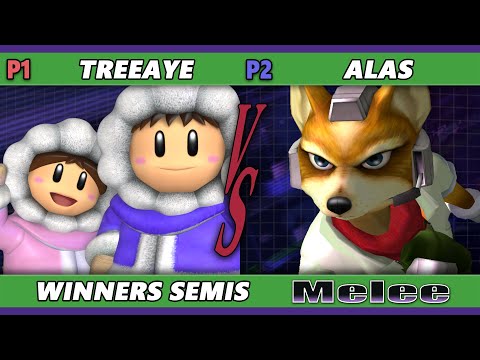 S@X 466 Winners Semis - Treeaye (Ice Climbers) Vs. Alas (Fox) Smash Melee - SSBM