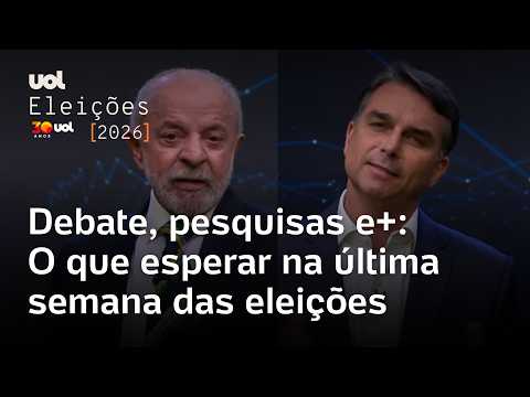 Flávio x Lula: Semana decisiva terá debate na Globo, pesquisa Quaest e Datafolha; veja o que esperar