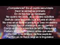 Canserbero   Ni Oro Ni Goldfield (LETRA)