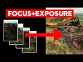 How to focus stack and HDR in one image (Easy way)