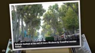 preview picture of video 'Cours Mirabeau - Aix-en-Provence, Provence, France'