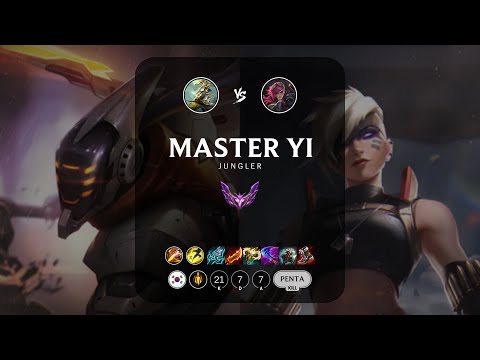 Master Yi Jungle vs Vi - KR Master Patch 13.6