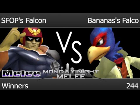 MNM 244 - TLOC | SFOP's Falcon (C Falcon) vs Bananas's Falco (Falco) Winners - Melee