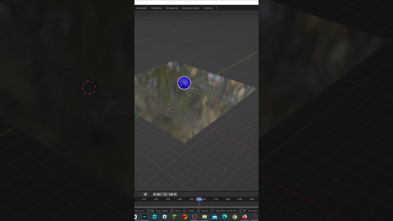realistic water ripples - blender