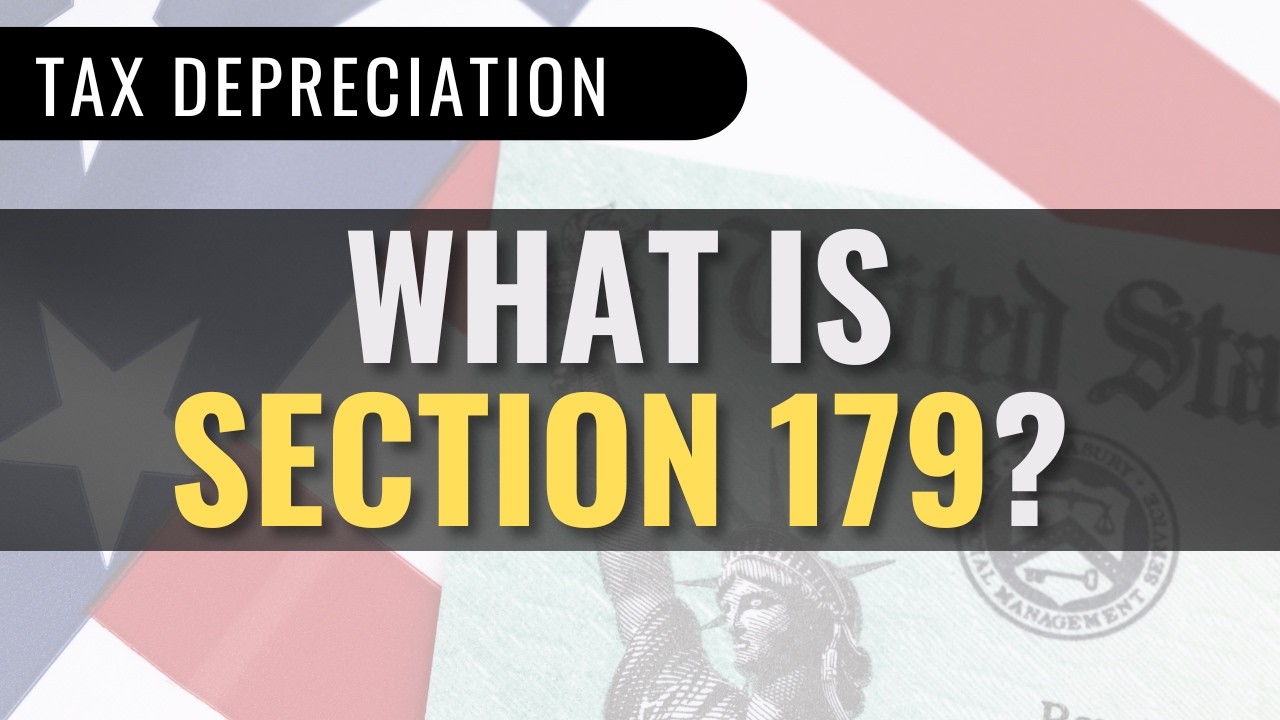 Introduction to Section 179 Tax Depreciation