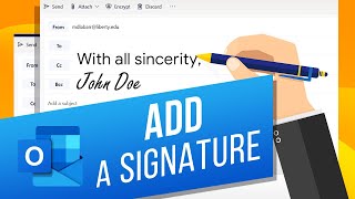 How to Automatically Add a Signature to Messages in Outlook | Add an Image & Logo to Email Signature