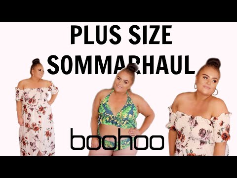 PLUS SIZE TRY ON SOMMAR-HAUL - BADKLÄDER + SOMMARKLÄDER (BOOHOO)