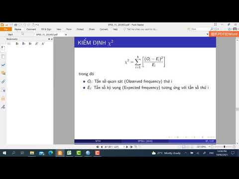 [SPSS] Kiểm định Chi - Bình Phương