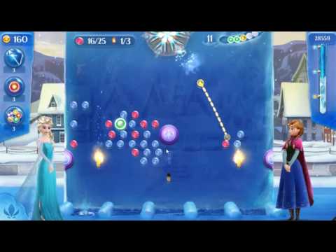 Frozen Free Fall: Icy Shot Level 59 - NO BOOSTERS ☃☃☃