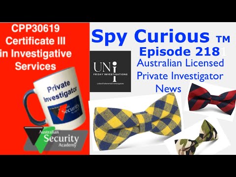 Spy Curious Episode TM  Episode 218 Investigator Weekly News