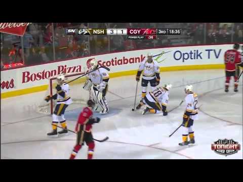Nashville Predators at Calgary Flames   01\24\2014