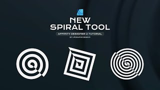 New Spiral Tool in Affinity Designer 2.3 Update