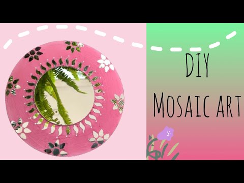 Easy Mosaic art|Easy lippan art tutorial|#trendingvideo #youtubevideo #ytvideo #viralvideo #diy #yt