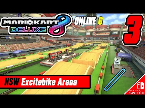 Mario Kart 8 Deluxe | ONLINE 6 | #3 | NSW Excitebike Arena MIRROR (8/5/22) 4th