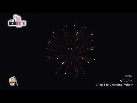 NS3905 - 3" Red to Crackling Willow