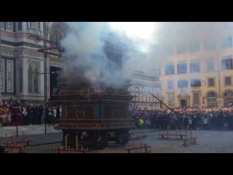 Scoppio del carro 2017 a Firenze