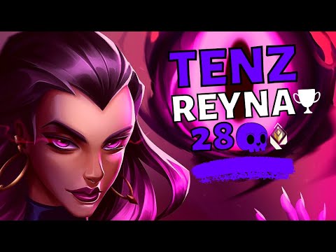 RADIANT REYNA GAMEPLAY FROM TENZ W/ WARDELL ON ASCENT | 28 ELIMS MVP - VALORANT