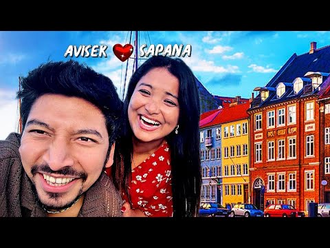 Our first vlog in Denmark Copenhagen|Bellevue beach 🇩🇰Sapuabhi