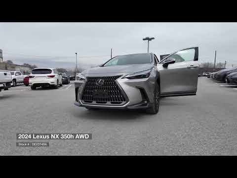 2024 Lexus NX 350h AWD in Silver for sale at Ken Shaw Toyota in Toronto, ON
