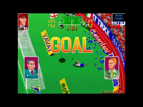 Hat Trick Hero / Football Champ - Super Shot (Super Shoot) Football Arcade Game 1990