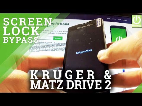Hard Reset KRUGER & MATZ Drive 2 - How to Remove Screen Lock