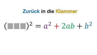 Terme und Gleichungen - 05 - Binomisch Einklammern