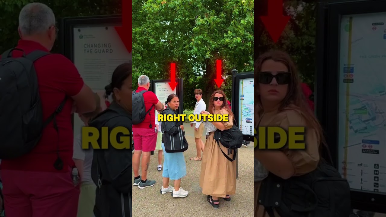 Pickpockets Infront of Buckingham Palace 🧐
