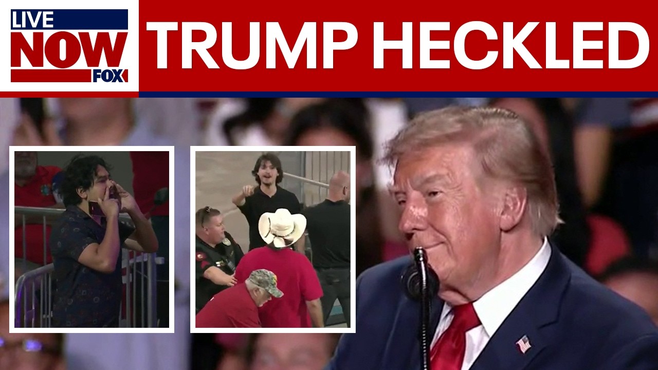 WATCH: Multiple protesters heckle Trump, disrupt Texas rally