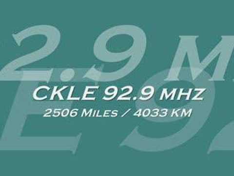 Transatlantic FM DX 2003 - CKLE New Brunswick
