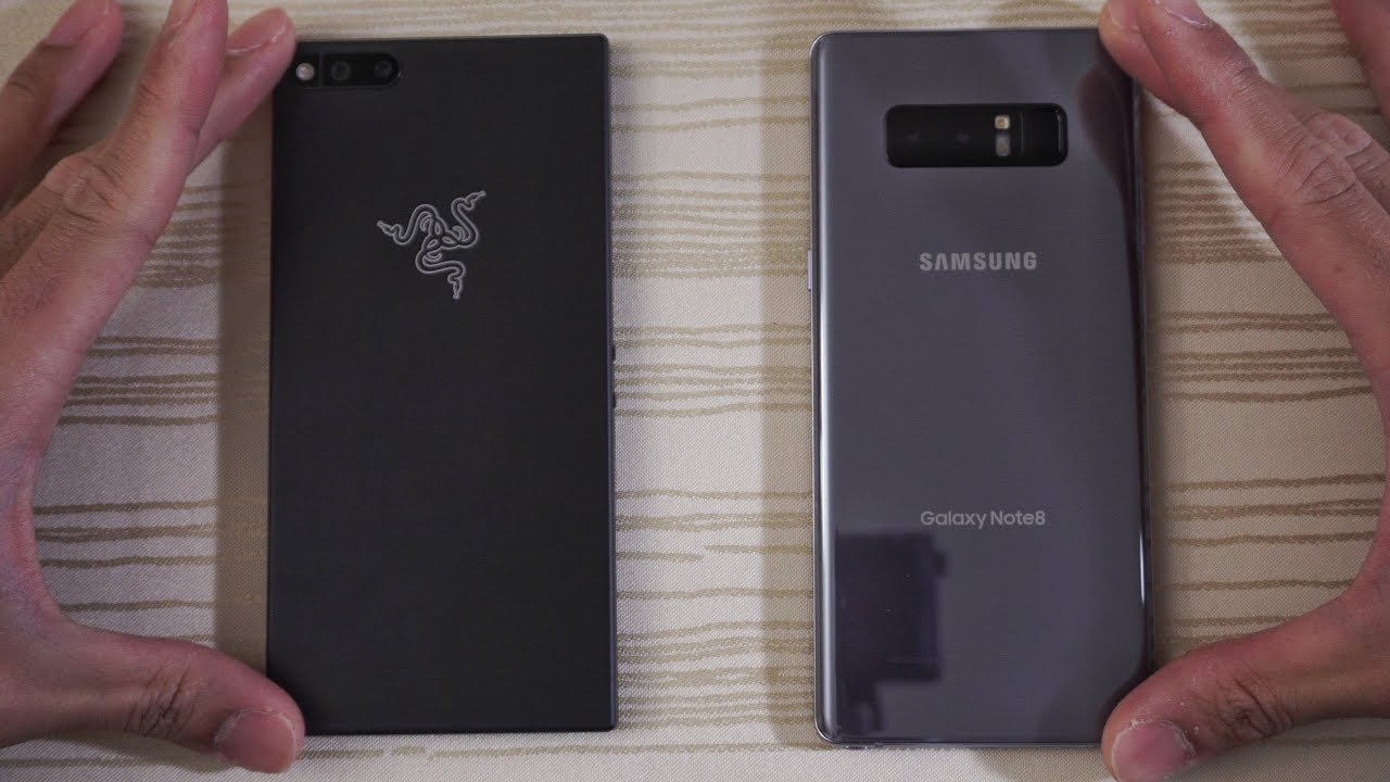 Razer Phone vs Galaxy Note 8 - Speed Test! (4K)