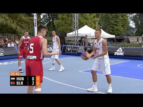 FIBA 3x3 U18 Europe Cup 2018 Qualifiers: Hungary VS. Belarus (Szolnok, Hungary; 05-08-2018)