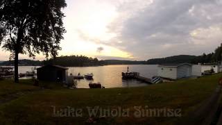 preview picture of video 'Lake Winola Sunrise'