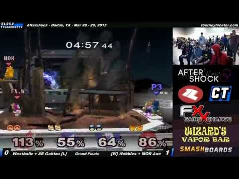 Aftershock - Westballz + Gahtzu vs Wobbles + Axe - GRAND FINALS - SSBM