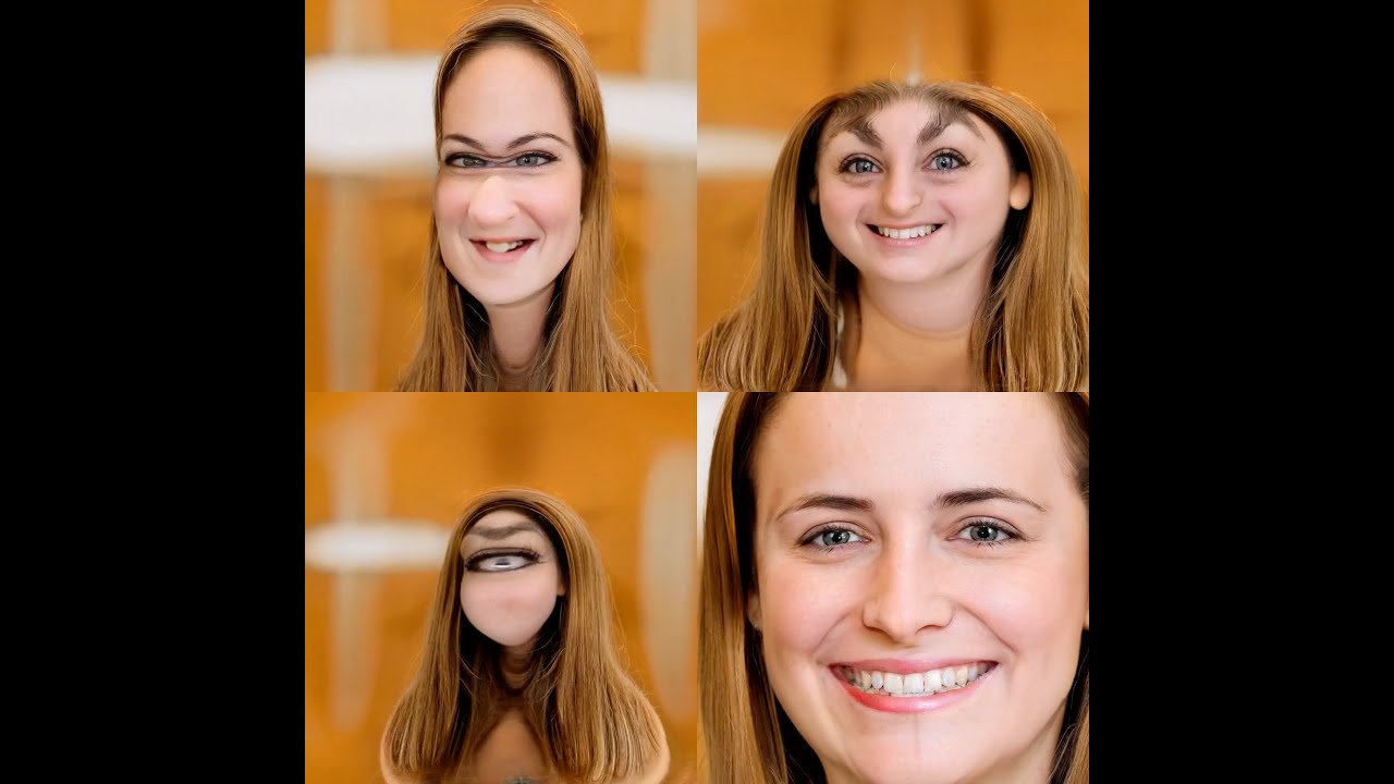 StyleGAN3 - Scaling Control by Affine Transformation