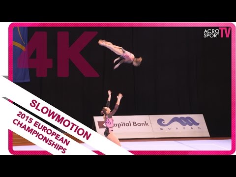 Philpott, Van Es - Belgium - Women´s pair - Senior dynamic final - European Championship 2015