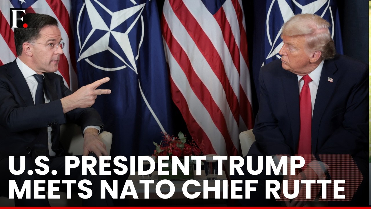 TRUMP RUTTE MEET LIVE: NATO's Secretary-general Mark Rutte Meets With U.S. President Donald Trump