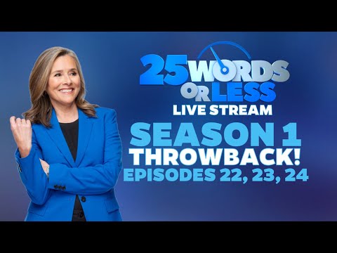Throwback Thursdays LIVE! OG Episodes 22,23,24: Season 1 LIVE Stream | 25 Words or Less Game Show