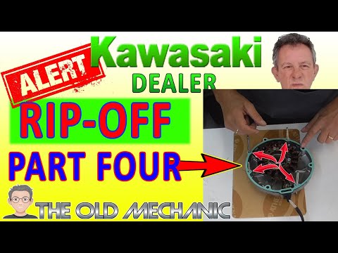 KAWASAKI DEALER DID A TERRIBLE JOB..! PART 4 THIS IS HOW THE OLD MECHANIC SOLVED IT