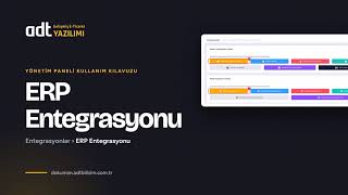 Nebim ERP entegrasyonu ayarları, manuel işlemler ve eşleştirmeler | ADT E-Ticare