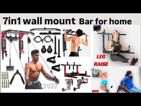 HASHTAG FITNESS 7in1 wall mount bar for home Pull-up Bar#youtube #youtubeviral