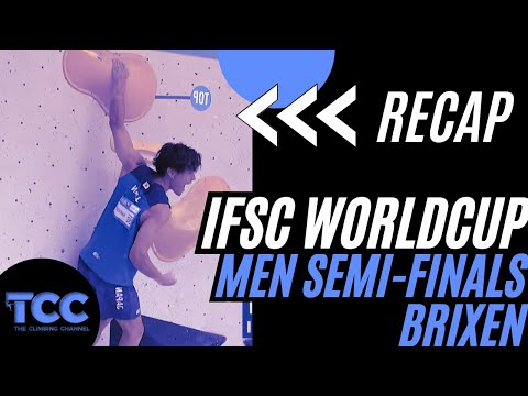 Recap Men Semi-Finals | Brixen | IFSC Worldcup 2023