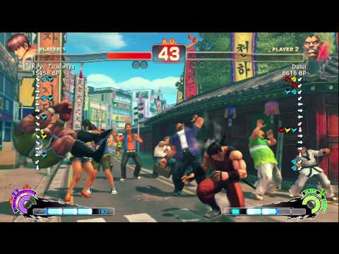 Kiryu Tsukimiya [Guy] vs Datui [Balrog] SSF4 Japanese Online Ranked Matches - TRUE-HD