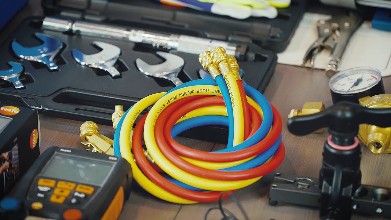 Zestaw narzędzi serwisowych do chłodnictwa i klimatyzacji do ustawy f-gazowej UDT prezentacja