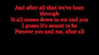 Cher &amp; Peter Cetera - After All [On-Screen Lyrics]